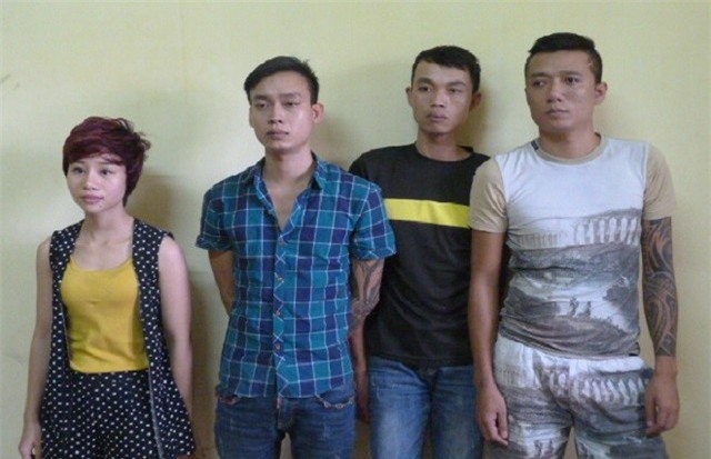 Các nghi phạm trong vụ án. Ảnh: Tùng Lâm.