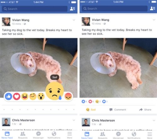facebook: lo dien tinh nang tuong tu nut