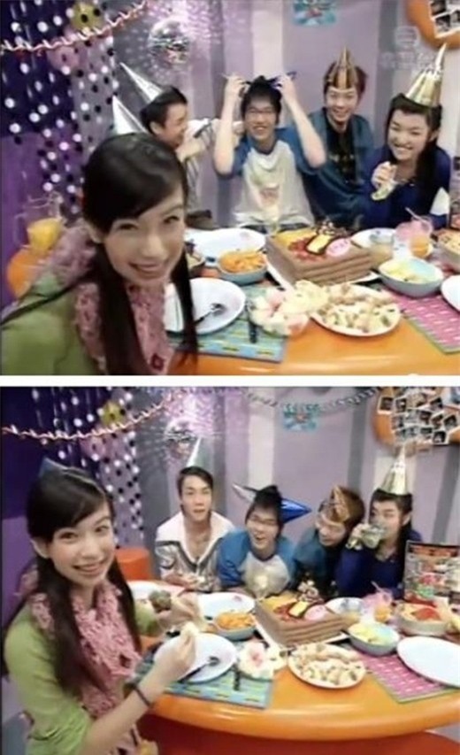 Thời cấp 2, Angelababy là cô gái có nhan sắc bình thường với gương mặt vuông, răng hô, mũi tẹt. Giữa bạn bè, cô không hề nổi bật.