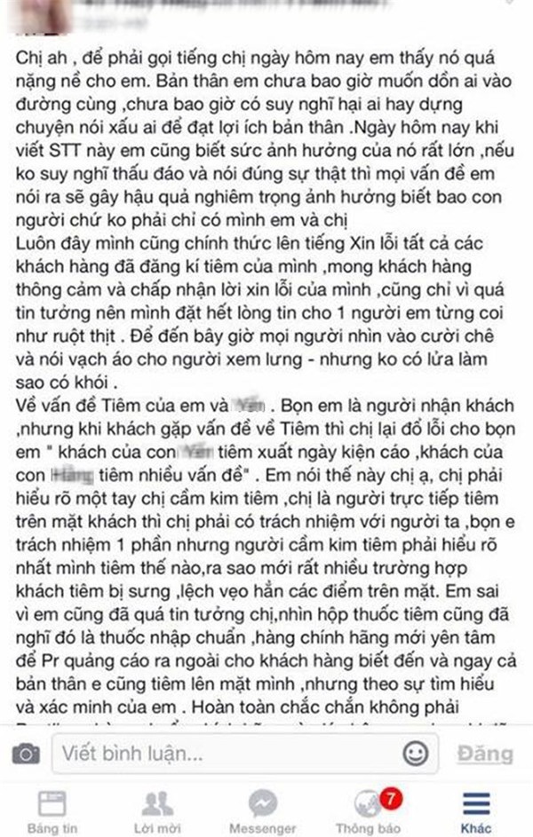 tiêm chất làm đầy