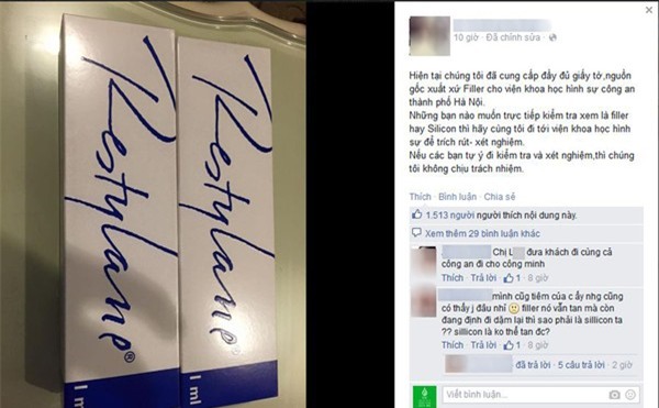 spa bị tố tiêm chất làm đầy dởm khiến mũi lệch, môi sưng