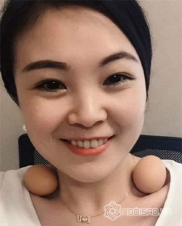 Kỳ Duyên gây khó hiểu với hình ảnh thử thách xương đòn 4