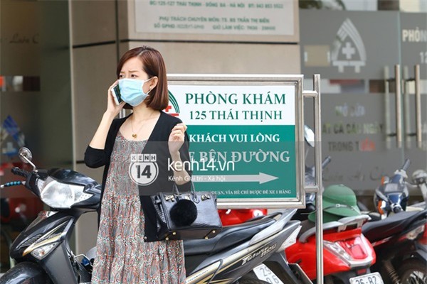Ly Kute đi khám thai cách đây ít ngày (Ảnh: Kênh 14).