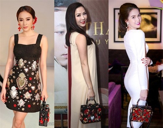 Vietnamnet, túi hiệu, Thanh Hằng, Hồ Ngọc Hà, Angela Phương Trinh