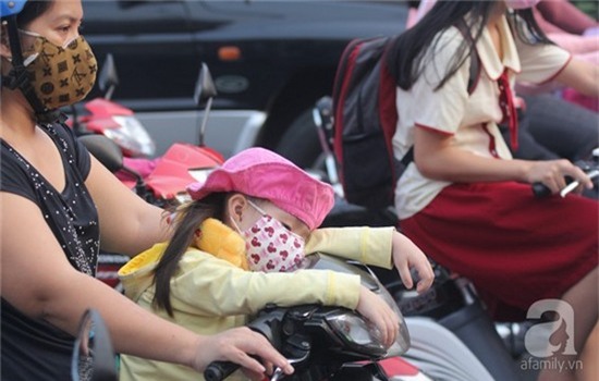 trẻ em, đến trường, ngủ gật, học sinh