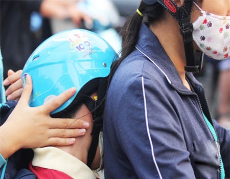 trẻ em, đến trường, ngủ gật, học sinh