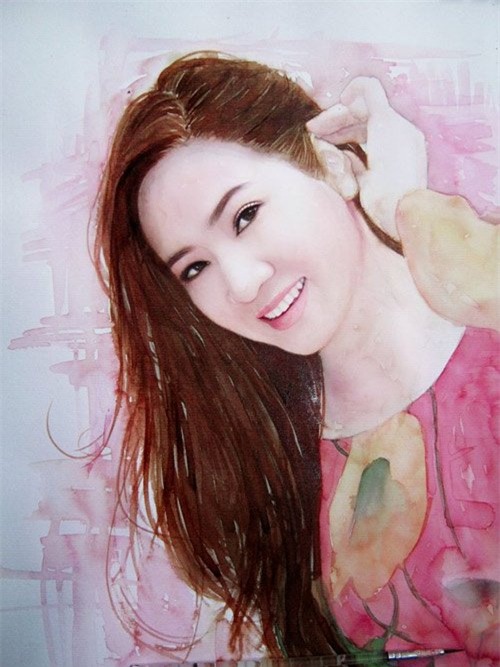 hoa hau thu thao, my tam dep nhu thien than trong tranh hinh anh 15