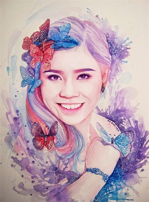 hoa hau thu thao, my tam dep nhu thien than trong tranh hinh anh 17