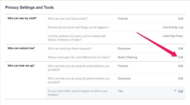 mẹo, thủ thuật, spam, tin nhắn rác, facebook, chặn