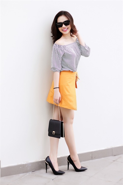 Giang Hồng Ngọc trổ tài mặc đồ bình dân sang như hàng hiệu - 10