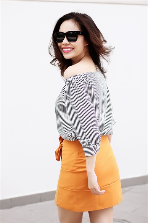 Giang Hồng Ngọc trổ tài mặc đồ bình dân sang như hàng hiệu - 11