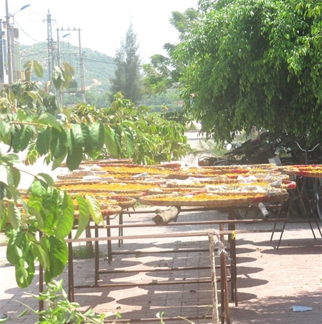 Cơ sở chế biến mực ngào 34 đường Trần Quang Diệu (TT Tuy Phước).