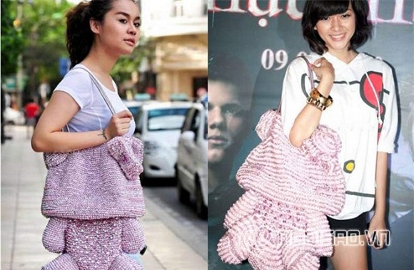 Lý Nhã Kỳ túi hello kitty 0