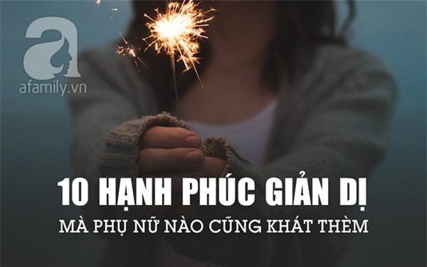 hạnh phúc giản dị
