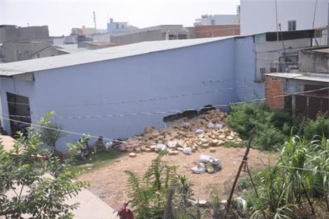 sàn bê tông, sập, nhà xưởng, tỉnh lộ 10, Bình tân