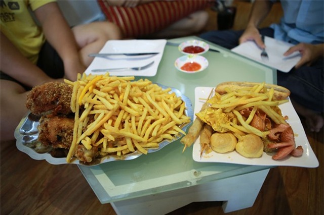 cuộc thi, ăn đùi gà, quảng bá, ăn-đùi-gà, quảng-bá, khoai-tây-chiên