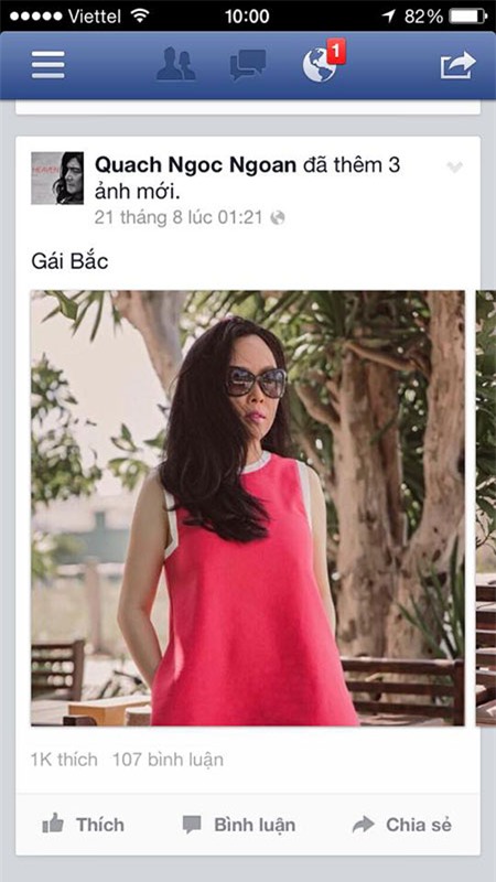 Cô gái Bắc đã chính thức xuất hiện mà không cần phải che mặt.