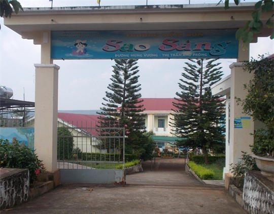 Trường mầm non Sao Sáng thu cả tiền giấy vệ sinh, tỉa cây cảnh