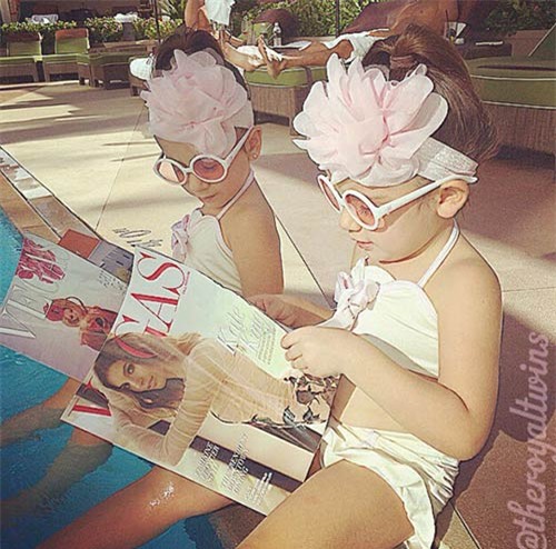 Cuộc sống sang chảnh của cặp song sinh “chỉ mặc hàng hiệu” - 7