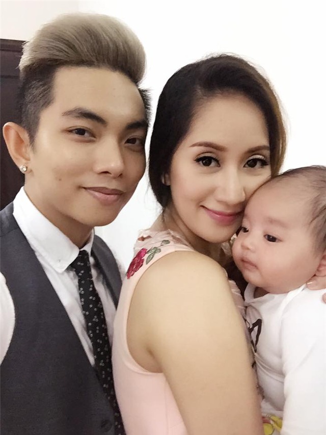 Vợ chồng Khánh Thi khoe ảnh con trai tròn 2 tháng tuổi