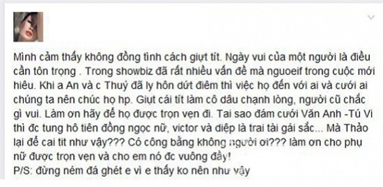 Ngọc Thúy, Trang Trần, đại gia Đức An, khẩu chiến, vietnamnet