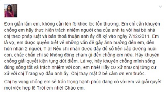 Ngọc Thúy, Trang Trần, đại gia Đức An, khẩu chiến, vietnamnet