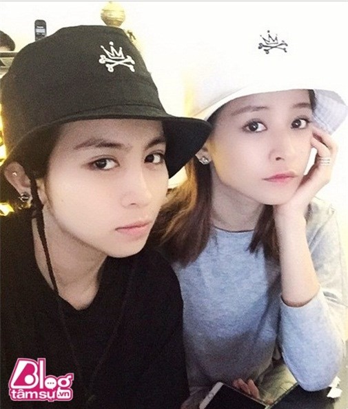 Chi Pu - Gil Le va nhung hinh anh giong nhau nhu 2 giot nuoc