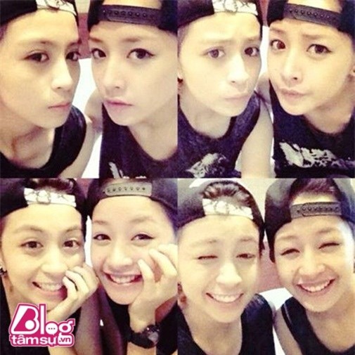Chi Pu - Gil Le va nhung hinh anh giong nhau nhu 2 giot nuoc