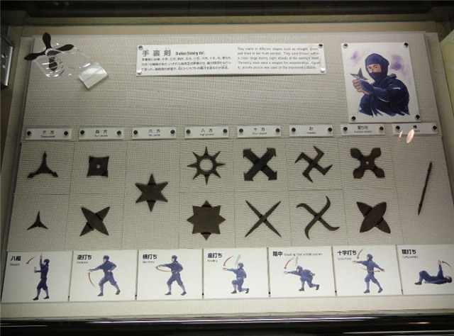 Triển lãm các loại phi tiêu mà Ninja thời phong kiến sử dụng