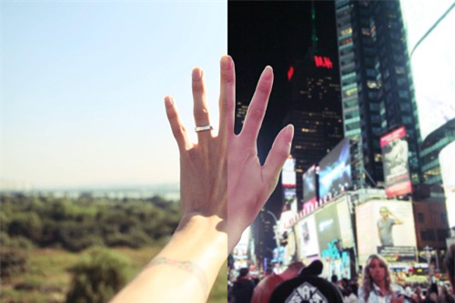 Bộ ảnh Yêu xa cảm động của cặp đôi cách nhau 11.000 km - 8