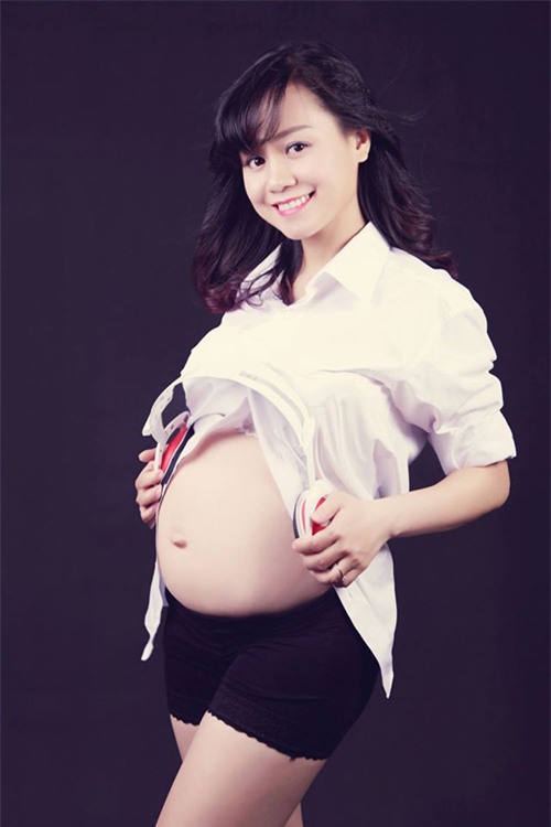 Ảnh bầu cực đáng yêu mẹ chụp cùng con gái - 15