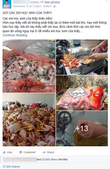 bức thư, thói quen, ăn uống, học sinh, gây sốt