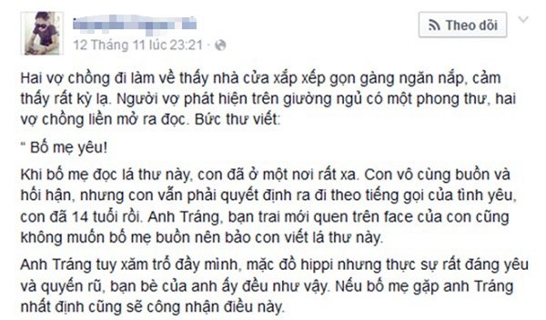 thư, phụ huynh, ý nghĩa, thông điệp