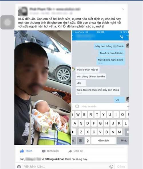 Ông bố, xin sữa, 'chăn rau', chuyên nghiệp, lừa tình