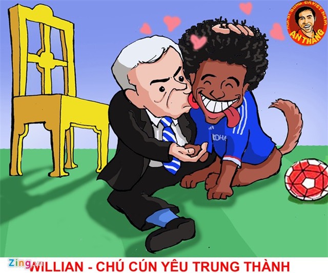 Hí họa: Mourinho hóa ông già Noel phát quà cho đối thủ