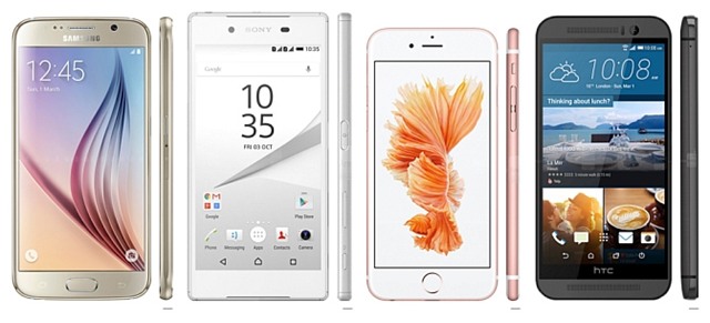 smartphone, quý tộc, Samsung Galaxy S6, iPhone 6s