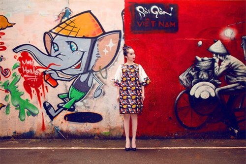 quynh nga khoe moi do da trang nhu gai nhat hinh anh 13