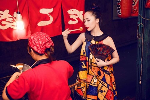 quynh nga khoe moi do da trang nhu gai nhat hinh anh 5