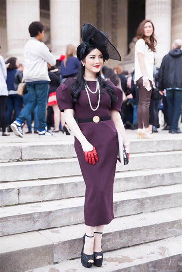 3 mỹ nhân Việt thích chơi trội với phụ kiện tóc độc lạ - 9