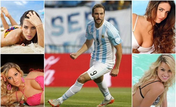 Higuain, Argentina, gái, chân dài, nóng bỏng, bóng đá, tin mới, bồ