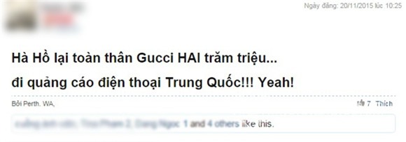 Hà hồ bị chê dùng điện thoại kém sành điệu 7