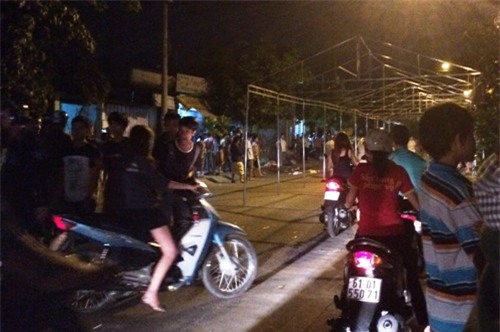 rạp cưới, lấn chiếm lòng lề đường, tai nạn, thiếu nữ, chết thảm, thủ đức