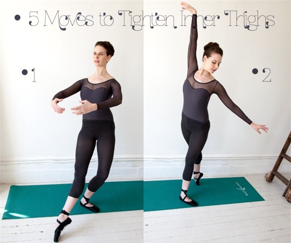 Giảm mỡ đùi nhanh chóng với động tác ballet đơn giản