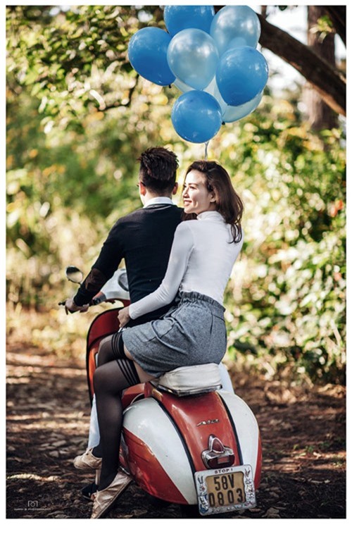 Diễm Hương khoe ảnh cưới lãng mạn với ông xã 8X - 4