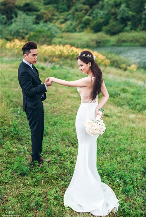 Diễm Hương khoe ảnh cưới lãng mạn với ông xã 8X - 13