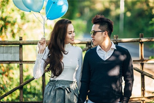 Diễm Hương khoe ảnh cưới lãng mạn với ông xã 8X - 2