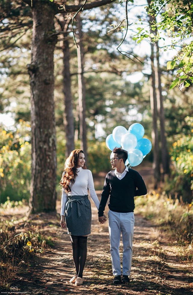 Diễm Hương khoe ảnh cưới lãng mạn ở Đà Lạt