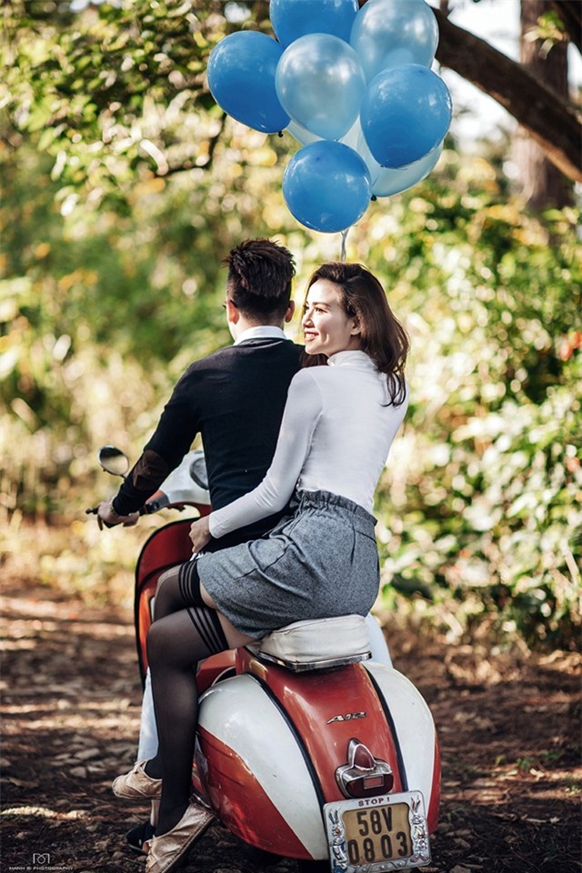 Diễm Hương khoe ảnh cưới lãng mạn ở Đà Lạt