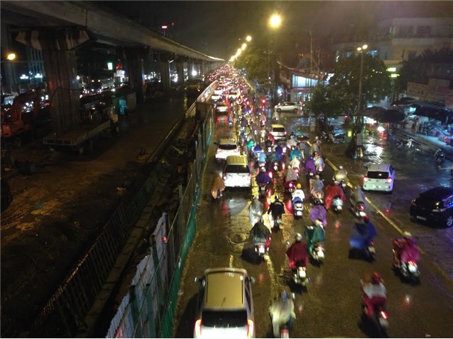 Hà Nội, mưa, tắc đường