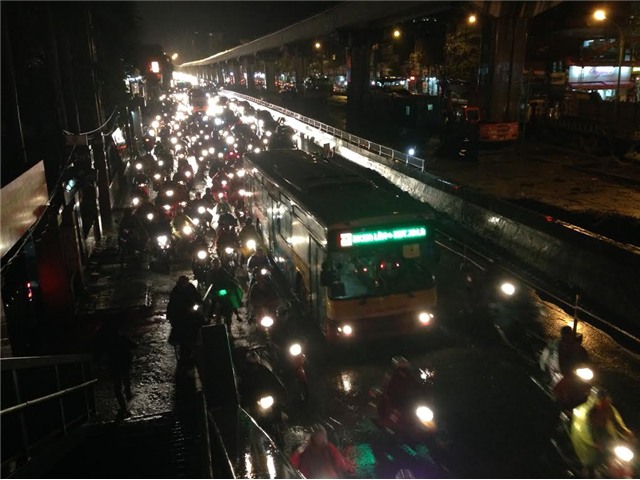 Hà Nội, mưa, tắc đường